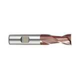 (G9445) K-2 Carbide, 2Flute End Mill, Long Length, Flat Shank