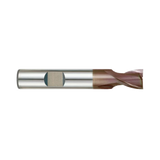 (G9444) K-2 Carbide, 2Flute End Mill, Short Length, Flat Shank