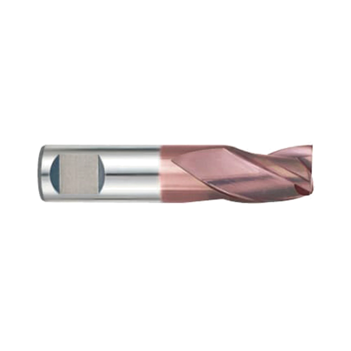 (G9553) K-2 Carbide, 3Flute End Mill, Short Length throw Away, Flat Shank