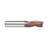 (G9425) K-2 Carbide, 3Flute End Mill, Short Length