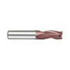 (G9G47) K-2 Carbide, 3Flute End Mill, Short Length with Chamfer