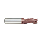 (G9G47) K-2 Carbide, 3Flute End Mill, Short Length with Chamfer