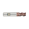 (G9G49) K-2 Carbide, 3Flute End Mill, Long Length with Chamfer 45° Helix Angle