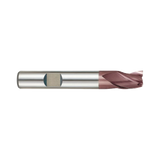 (G9433) K-2 Carbide, 3Flute End Mill, Long Length, Flat Shank