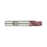 (G9433) K-2 Carbide, 3Flute End Mill, Long Length, Flat Shank
