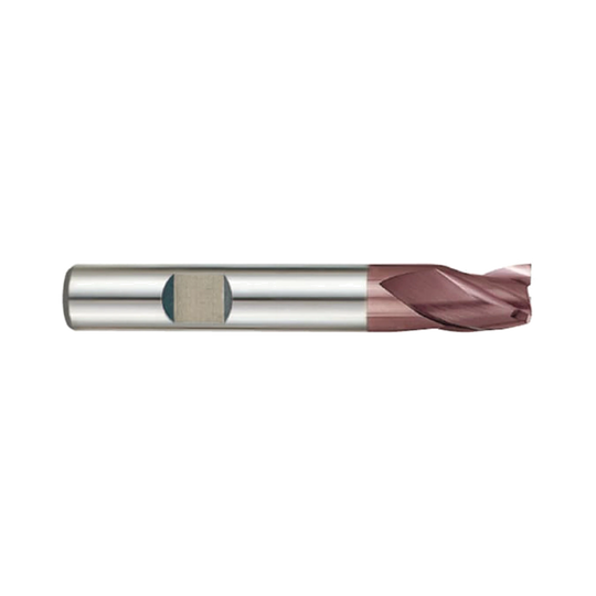 (G9G48) K-2 Carbide, 3Flute End Mill, Long Length with Chamfer