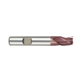 (G9G48) K-2 Carbide, 3Flute End Mill, Long Length with Chamfer