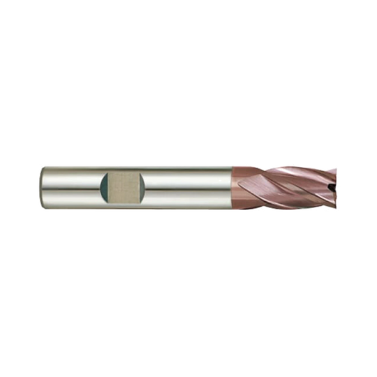 (G9439) K-2 Carbide, 3Flute End Mill, Short Length, Flat Shank