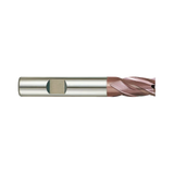 (G9439) K-2 Carbide, 3Flute End Mill, Short Length, Flat Shank