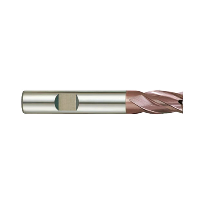 (G9439) K-2 Carbide, 3Flute End Mill, Short Length, Flat Shank