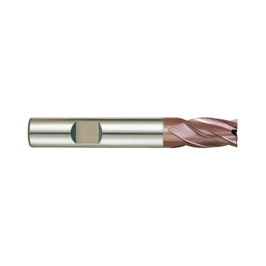 (G9439) K-2 Carbide, 3Flute End Mill, Short Length, Flat Shank