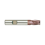 (G9439) K-2 Carbide, 3Flute End Mill, Short Length, Flat Shank