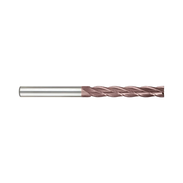 (G9453) K-2 Carbide, 4Flute End Mill, Extra Long Length