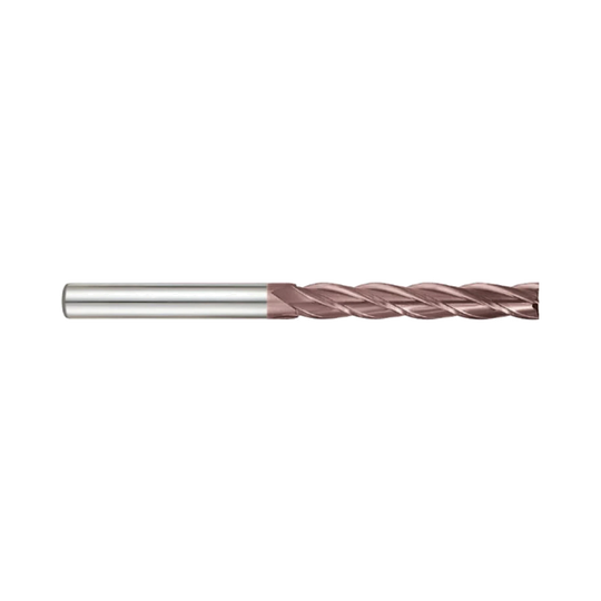 (G9453) K-2 Carbide, 4Flute End Mill, Extra Long Length