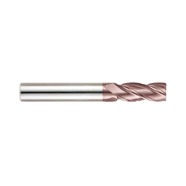 (G9B85) K-2 Carbide, 4Flute Corner Radius End Mill, Long Reach