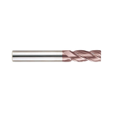 (G9B85) K-2 Carbide, 4Flute Corner Radius End Mill, Long Reach
