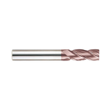 (G9B85) K-2 Carbide, 4Flute Corner Radius End Mill, Long Reach