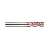 (G9B85) K-2 Carbide, 4Flute Corner Radius End Mill, Long Reach