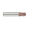 (G9634) K-2 Carbide, 4F Ball Nose Plain Shank