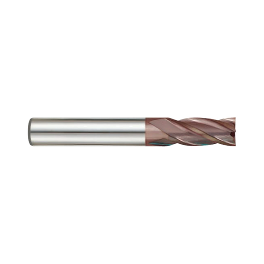 (G9G50) K-2 Carbide, 4Flute End Mill, Short Length with Chamfer