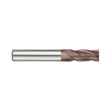 (G9G50) K-2 Carbide, 4Flute End Mill, Short Length with Chamfer