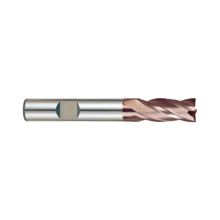 (G9449) K-2 Carbide, 4Flute End Mill, Long Length, Flat Shank