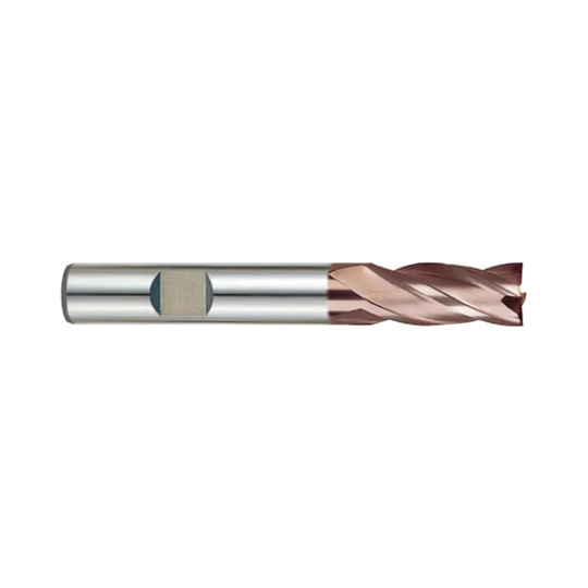 (G9449) K-2 Carbide, 4Flute End Mill, Long Length, Flat Shank