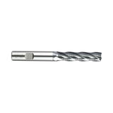 (GYF98) HSS-PM, Only One Multi Flute Coated Roughing End Mill, Long Length, Flat Shank (Fine)