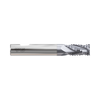 (GYG03) HSS-PM, Only One Multi Flute Coated Roughing End Mill, Short Length, Flat Shank (Coarse)