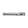 (GYG03) HSS-PM, Only One Multi Flute Coated Roughing End Mill, Short Length, Flat Shank (Coarse)
