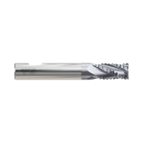 (GYG03) HSS-PM, Only One Multi Flute Coated Roughing End Mill, Short Length, Flat Shank (Coarse)