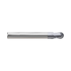(GYG77) HSS-PM, Only One 2Flute Coated Ball Nose End Mill, Short Length, Plain Shank