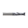 (GYG72) HSS-PM, Only One 2Flute Coated End Mill, Short Length, Plain Shank