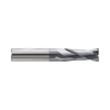 (GYG72) HSS-PM, Only One 2Flute Coated End Mill, Short Length, Plain Shank
