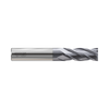 (GYG74) HSS-PM, Only One 4Flute Coated End Mill, Short Length, Plain Shank