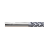 (GYF95) HSS-PM, Only One Multi Flute, Multiple Helix Corner Radius Coated Roughing End Mill, Short L