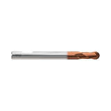 (GAA32) HSS-PM, Tank-Power, 2Flute Coated Ball Nose End Mill, Long Length