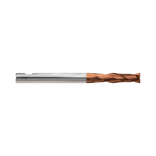 (GAA29) HSS-PM, Tank-Power, 2Flute Coated End Mill, Long Length