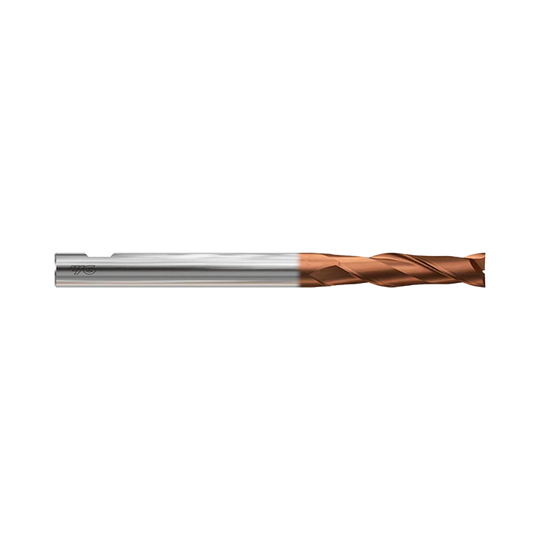 (GAA29) HSS-PM, Tank-Power, 2Flute Coated End Mill, Long Length
