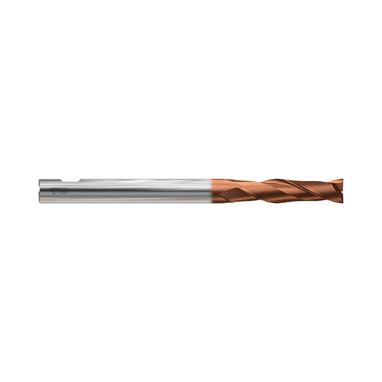 (GAA29) HSS-PM, Tank-Power, 2Flute Coated End Mill, Long Length