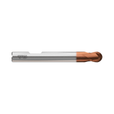 (GA940) HSS-PM, Tank-Power, 2 Flute Ball Nose End Mill, Short Length (TiAlN Coated)