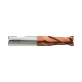 (GA936) HSS-PM, Tank-Power, 2 Flute End Mill, Short Length (TiAlN Coated)