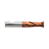 (GA936) HSS-PM, Tank-Power, 2 Flute End Mill, Short Length (TiAlN Coated)