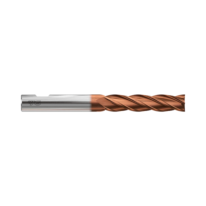 (GAA31) HSS-PM, Tank-Power, 4Flute Coated End Mill, Long Length