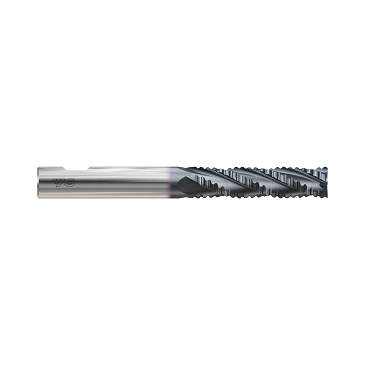 (GAA34) HSS-PM, Tank-Power, Multi Flute Coated Roughing End Mill, Long Length (Coarse)