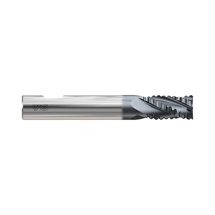 (GAA33) HSS-PM, Tank-Power, Multi Flute Coated Roughing End Mill, Short Length (Coarse)