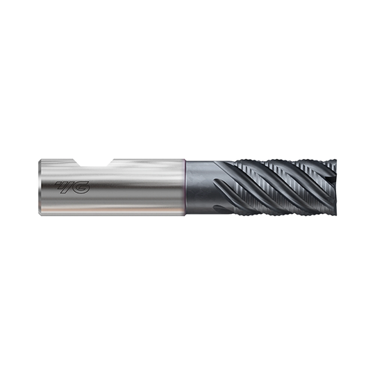 (GAA26) HSS-PM, Tank-Power, Multi Flute Coated Roughing End Mill, Short Length (Coarse)