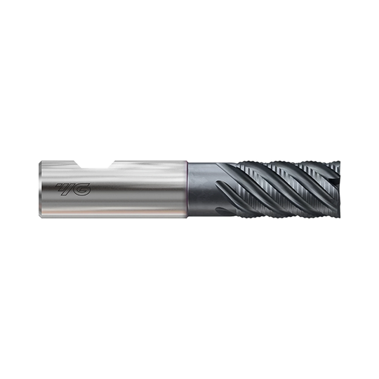 (GAA26) HSS-PM, Tank-Power, Multi Flute Coated Roughing End Mill, Short Length (Coarse)