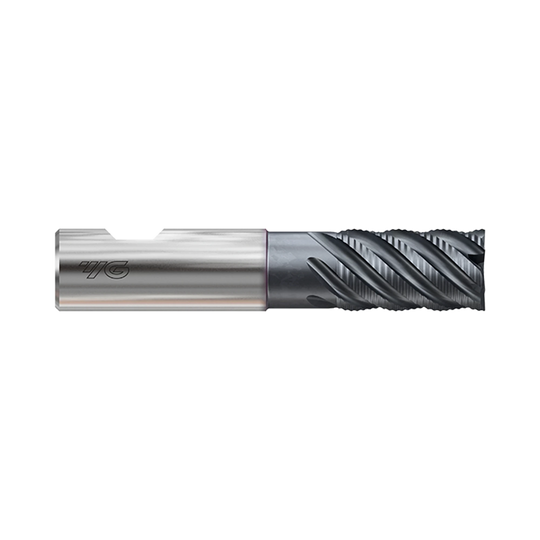 (GAA26) HSS-PM, Tank-Power, Multi Flute Coated Roughing End Mill, Short Length (Coarse)