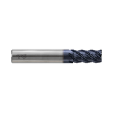 (EHE54) TitaNox-Power Carbide 5Flute Corner Radius Roughing End Mill for Stainless/Titanium, Plain Shank